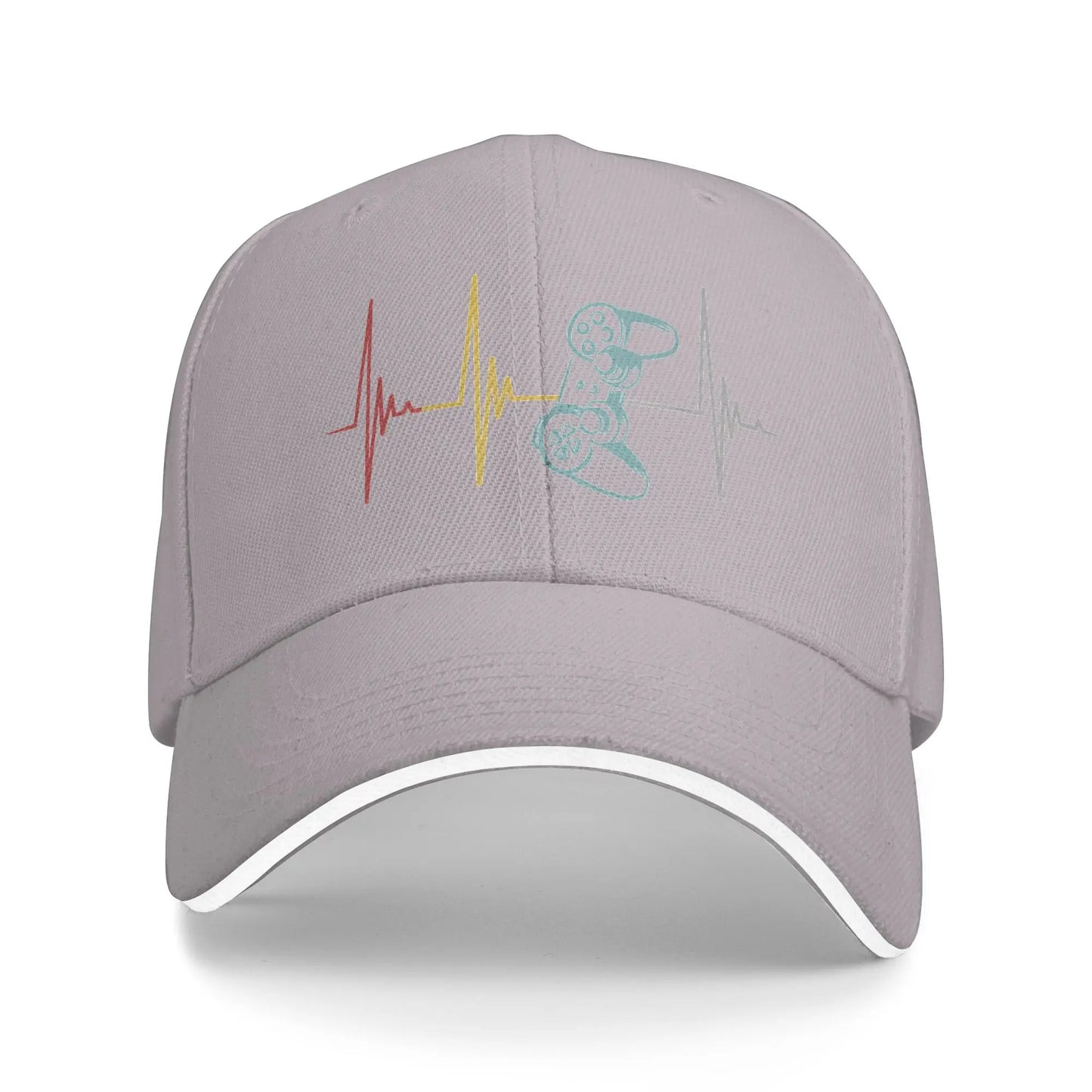 Gamer Controller Heartbeat Trucker Baseball Cap