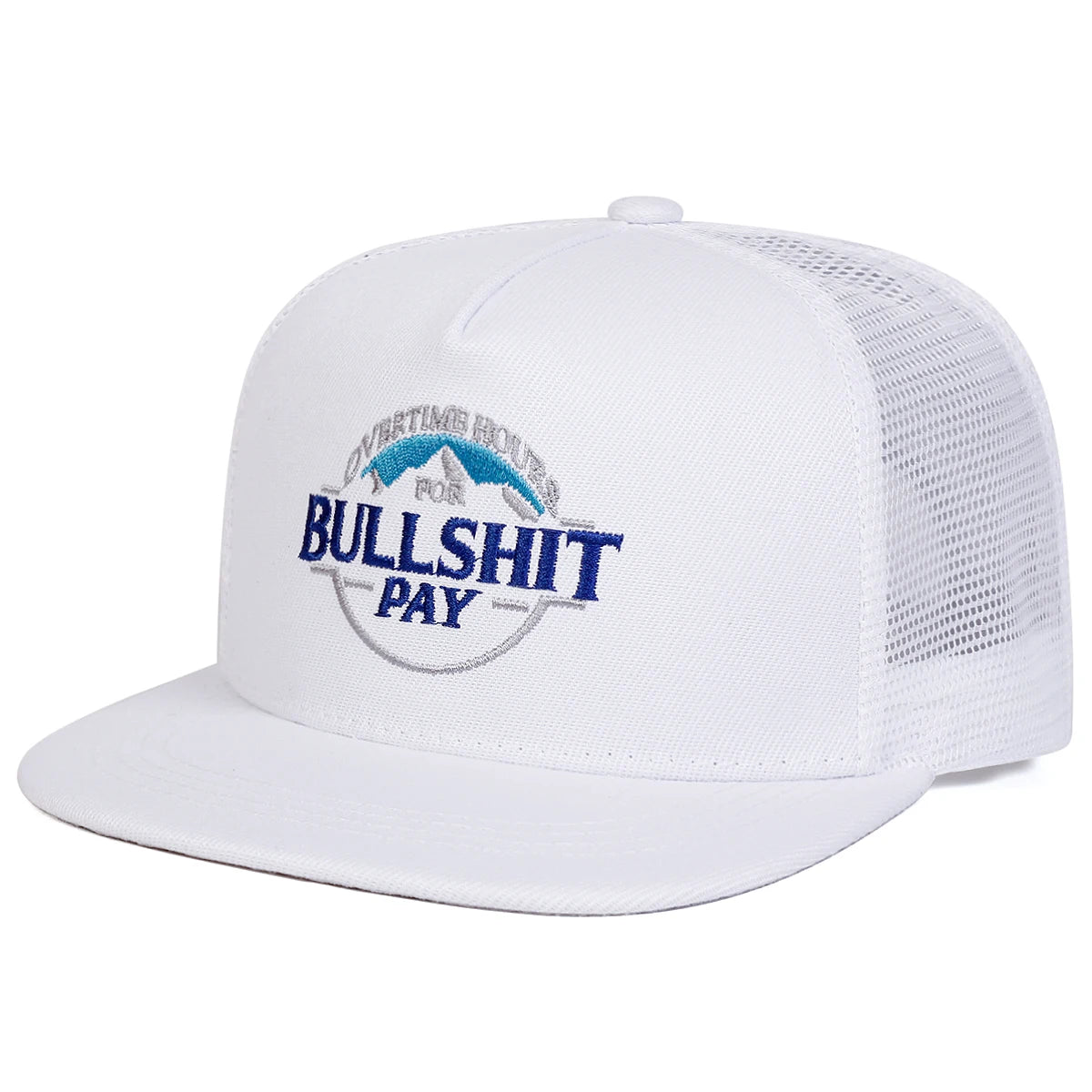 BULLSHIT PAY Embroidery Casual Snapback Cap