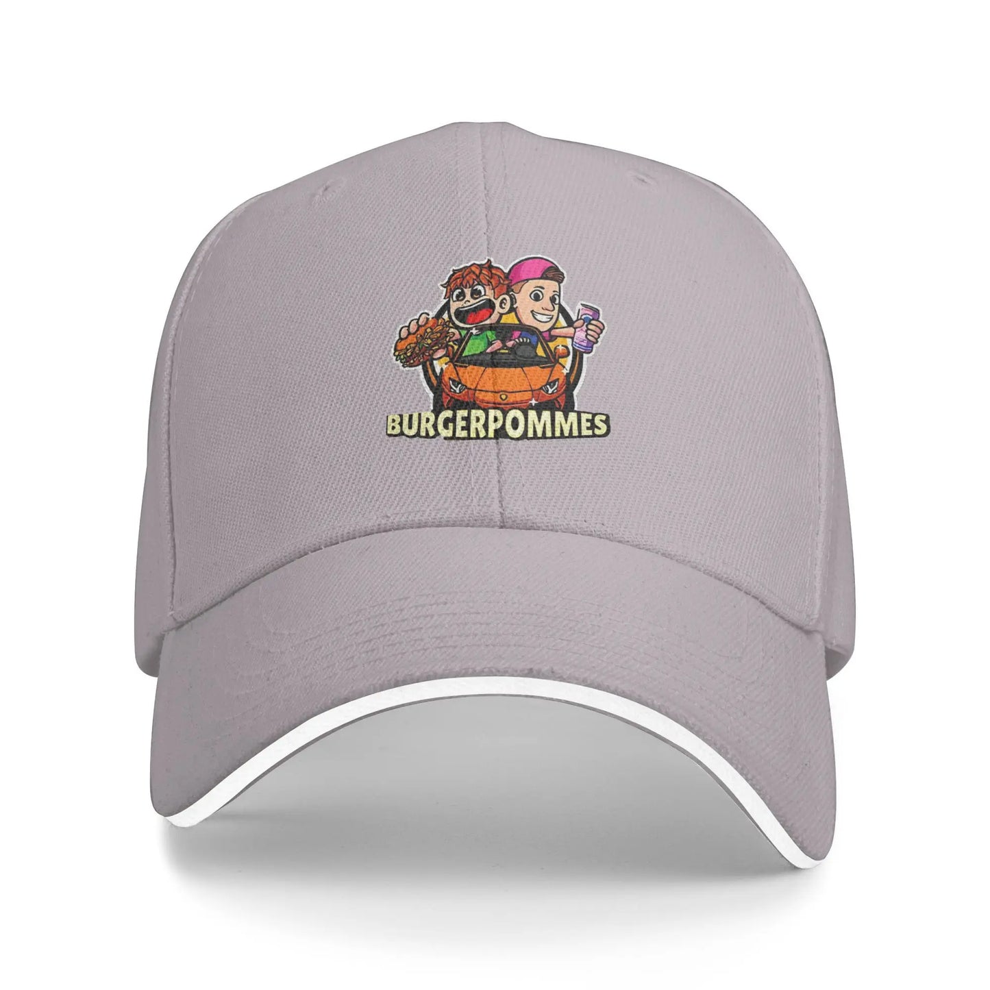 Burgerpommes Vintage Hip Hop Baseball Cap