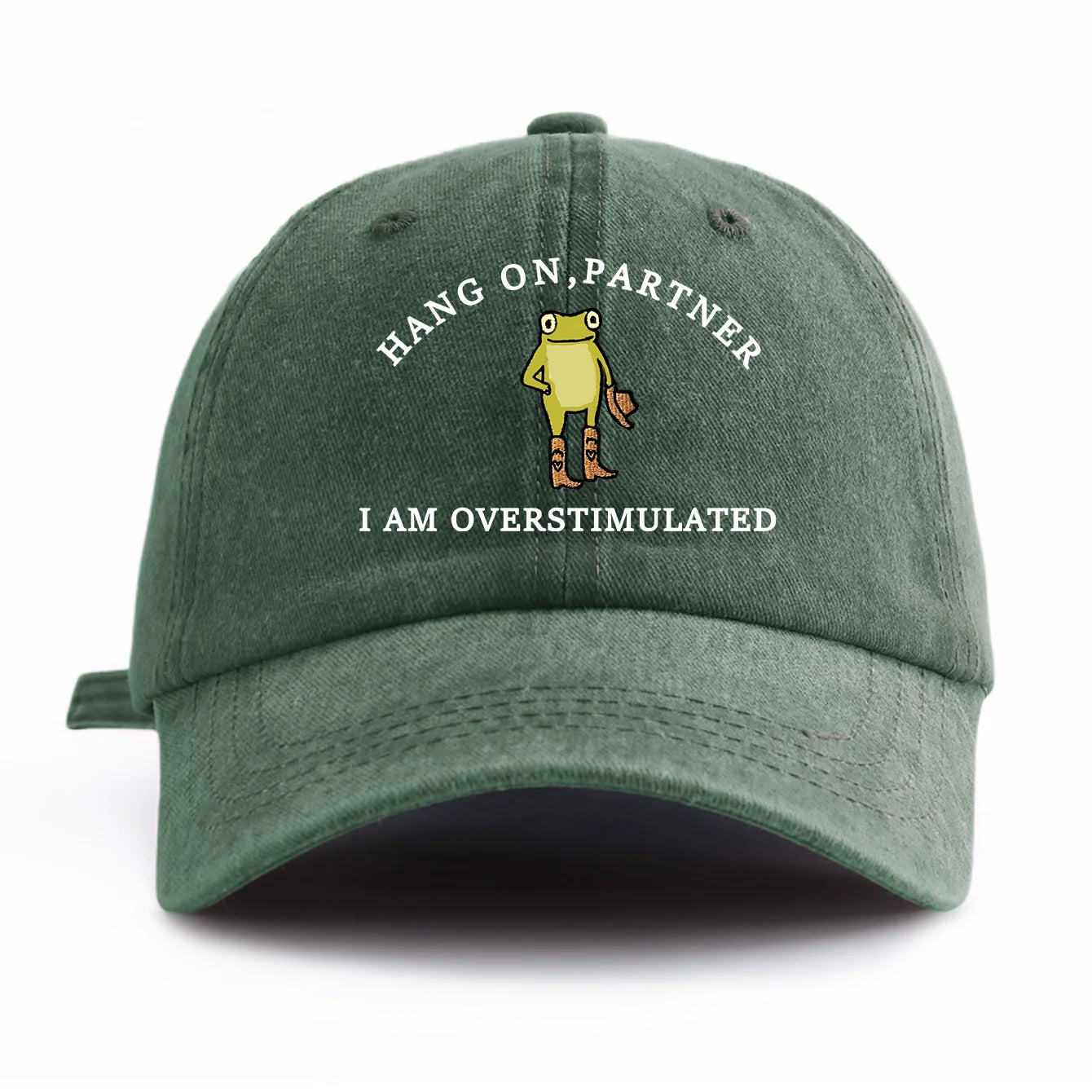 Cowboy Frog Meme Baseball Cap