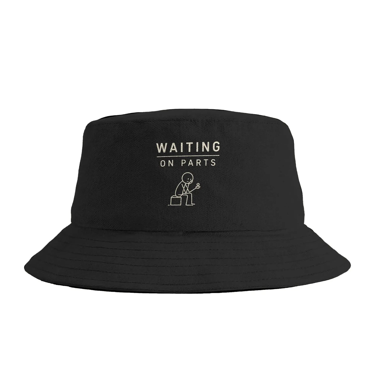 Waiting On Parts Mechanic Humor Bucket Hat