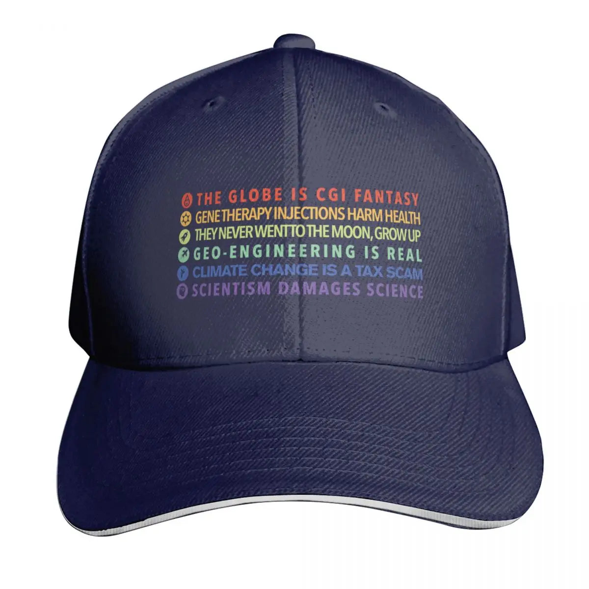 Scientism Is Stoopid Moisture Wicking Curved Brim Baseball Cap