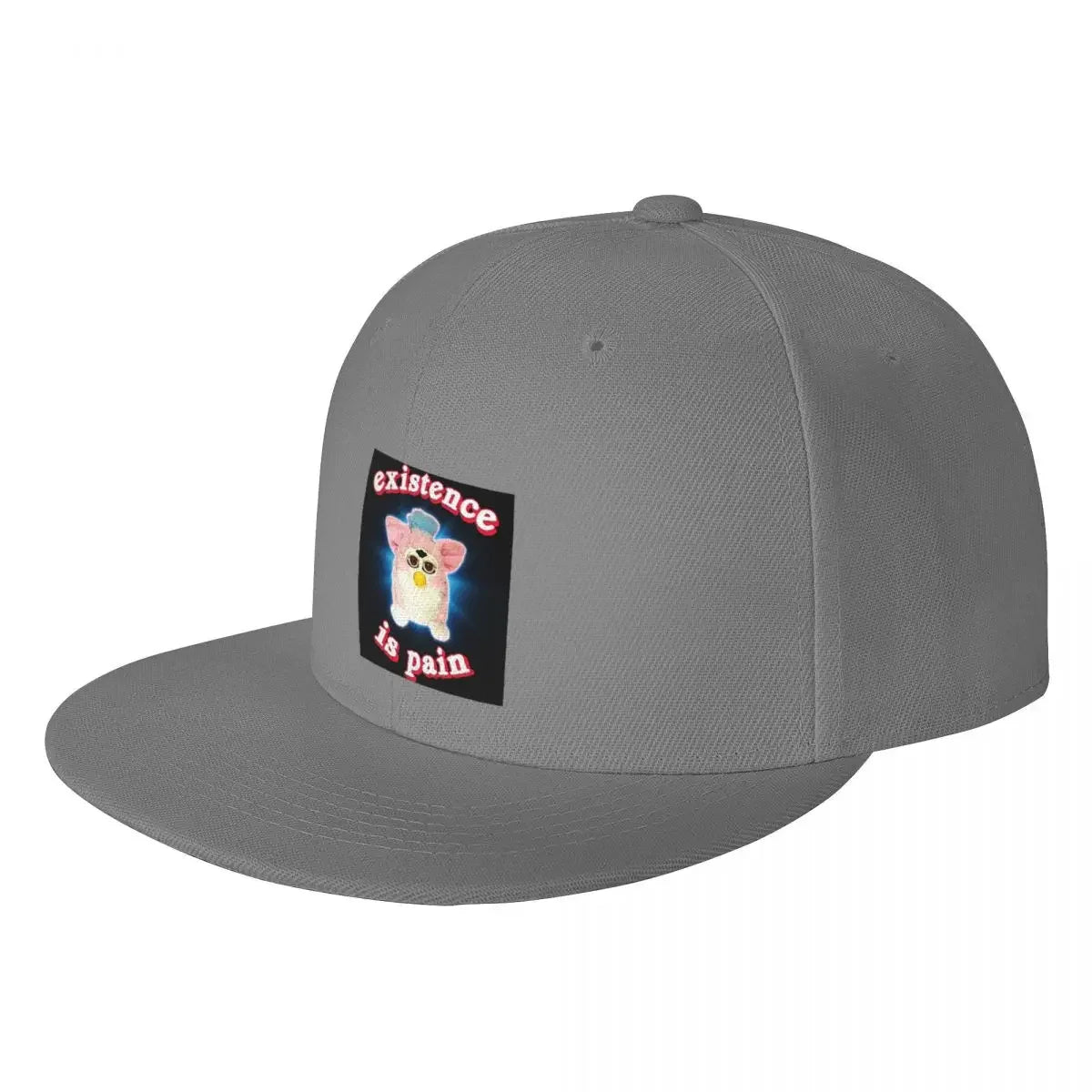 Furby Existence Is Pain Snapback Cap Hat