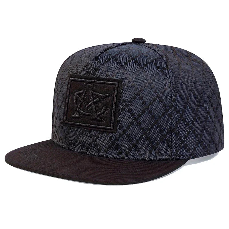 Crocodile Texture PU Leather Unisex Hip-Hop Snapback Cap
