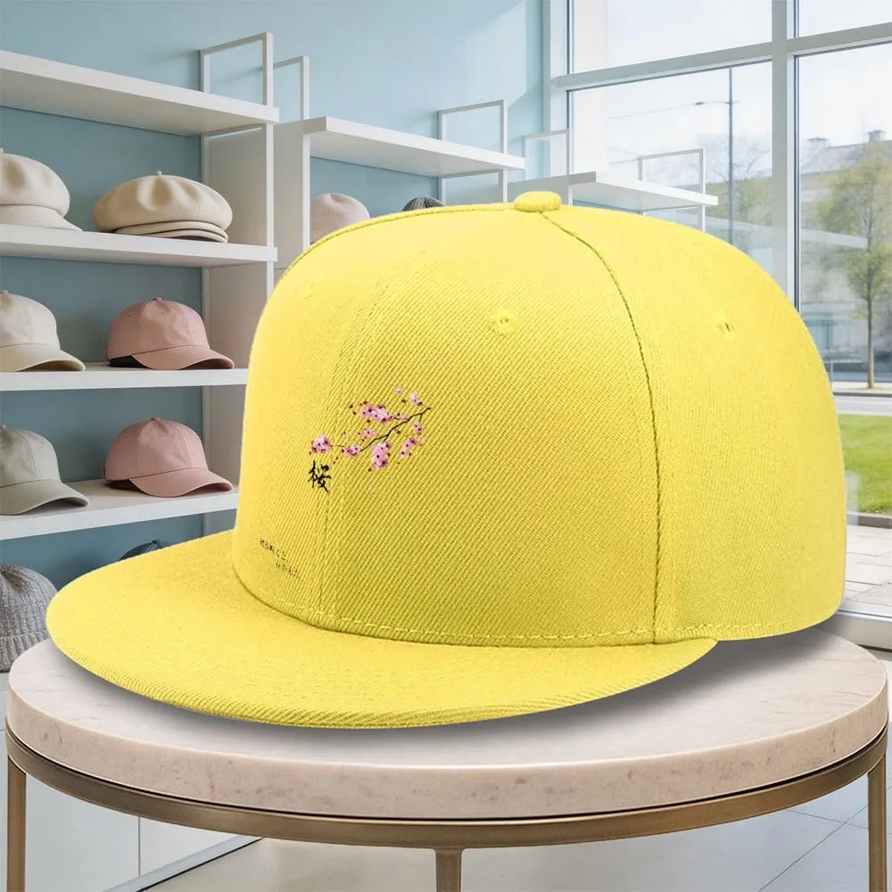 Cherry Blossom Snapback Cap