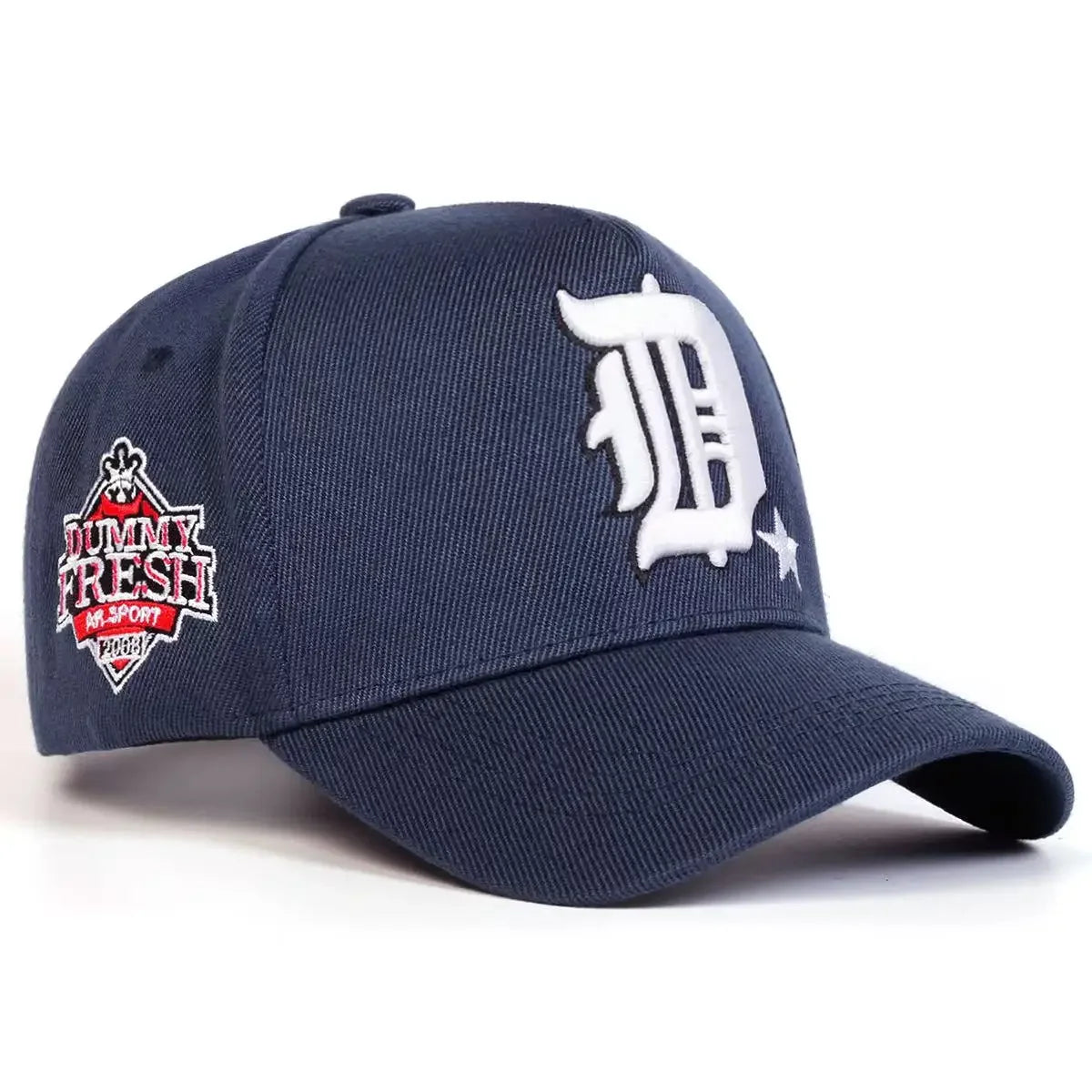 Unisex Gothic D Letter Embroidery Side Baseball Caps