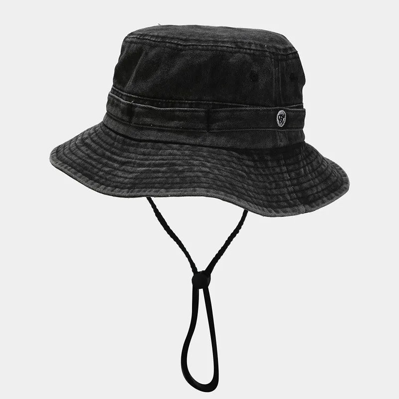 Cotton Solid Color Bucket Hat