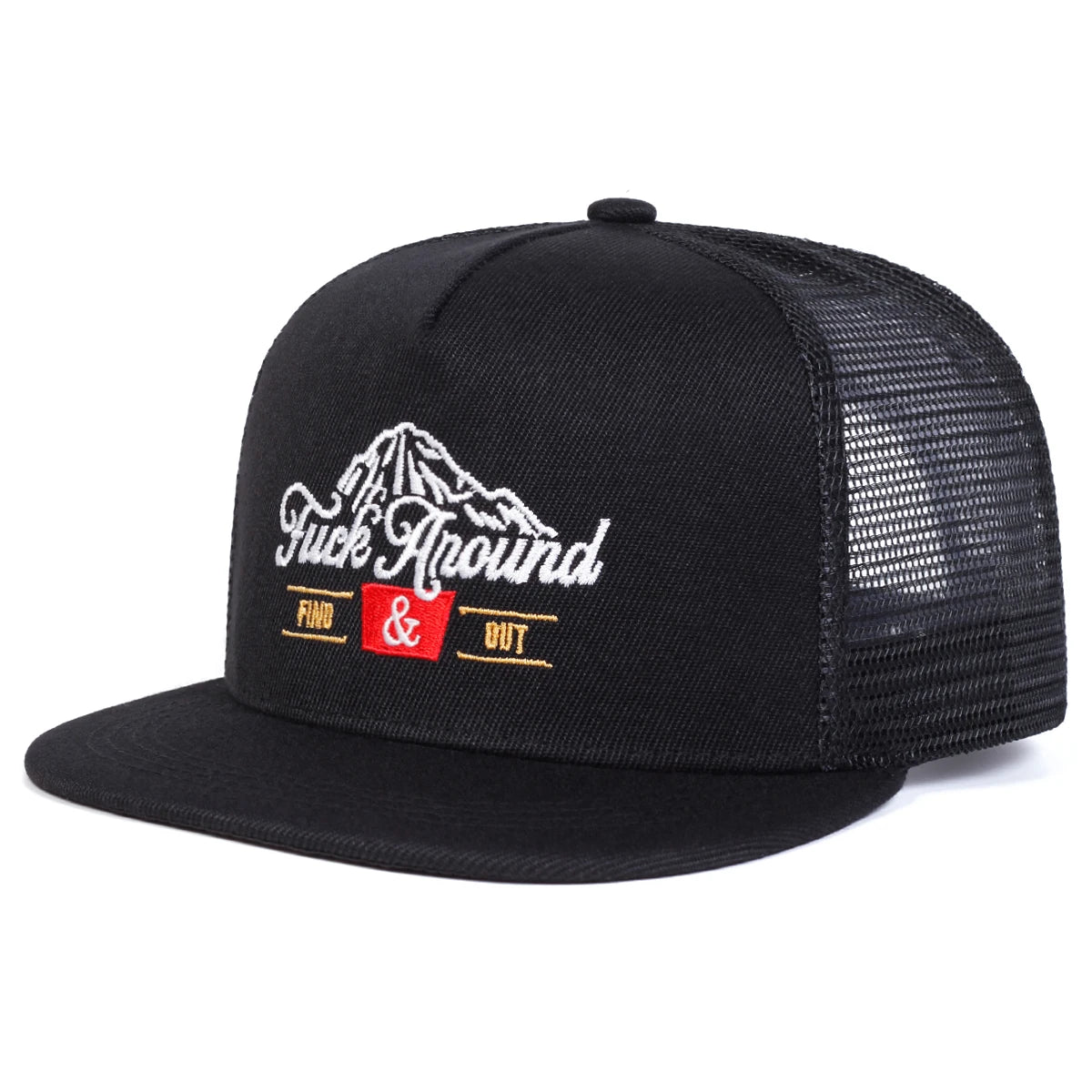 ANOUND Embroidery Sports Casual Snapback Cap