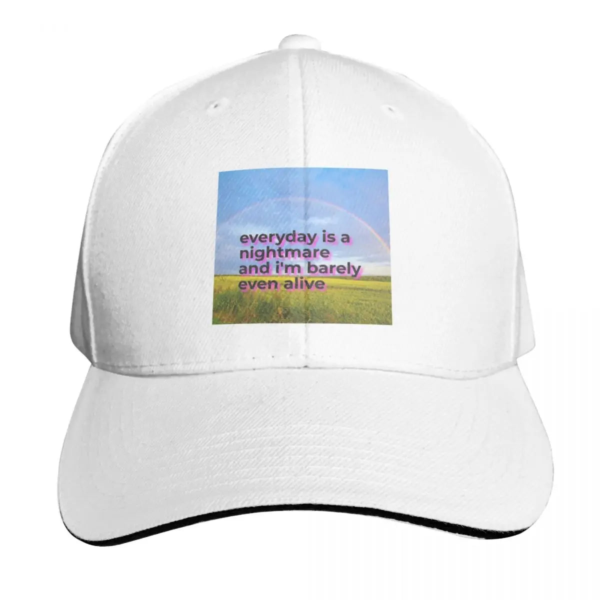 Inspirational Quote Low Profile Unstructured Baseball Cap