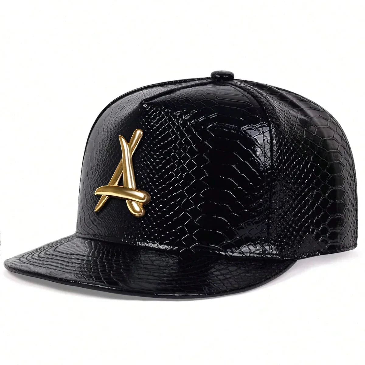 A Letter Label Adjustable Unisex Hip-Hop Snapback Cap
