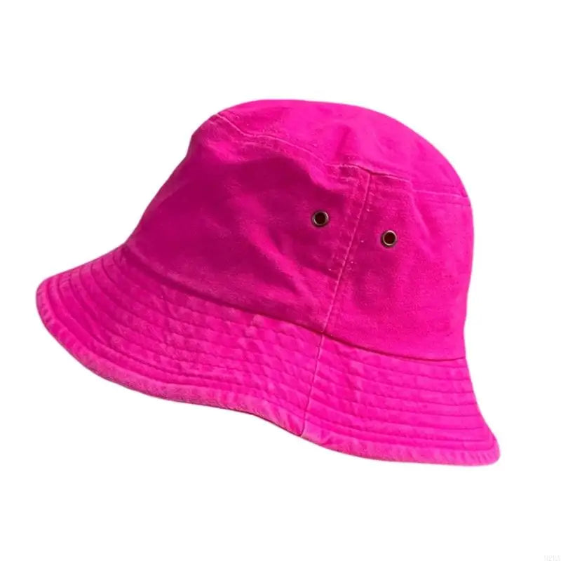 Eyelet Detail Travel Fisherman Bucket Hat
