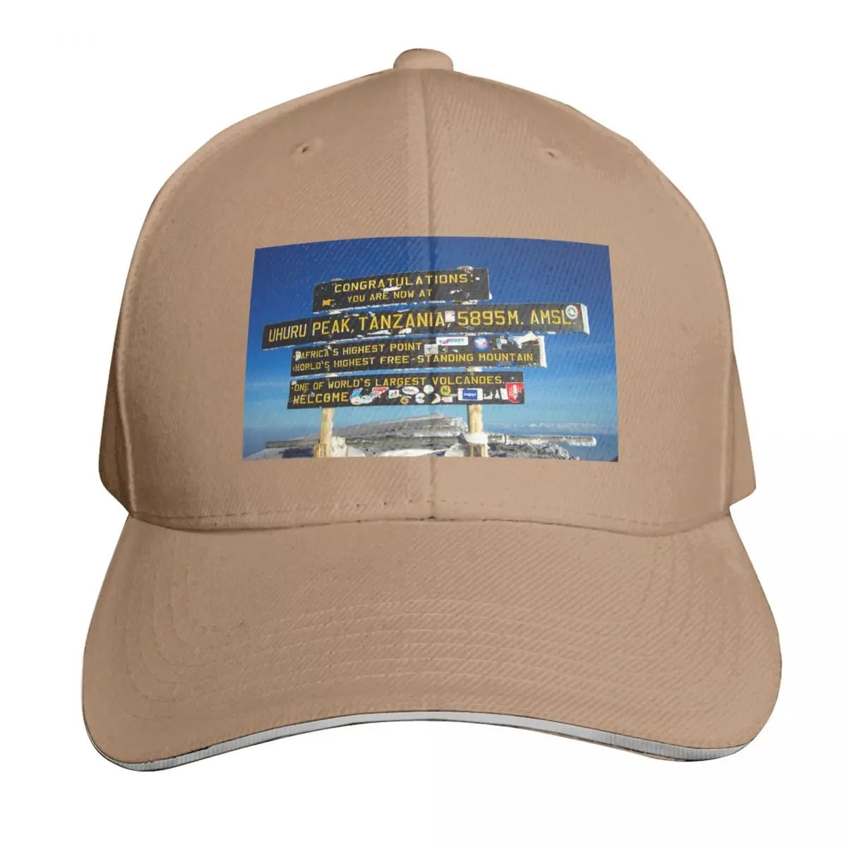 Mount Kilimanjaro Height Adjustable Baseball Cap