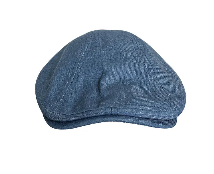 Cotton Big Size Men Summer Beret Women Retro Flat Cap