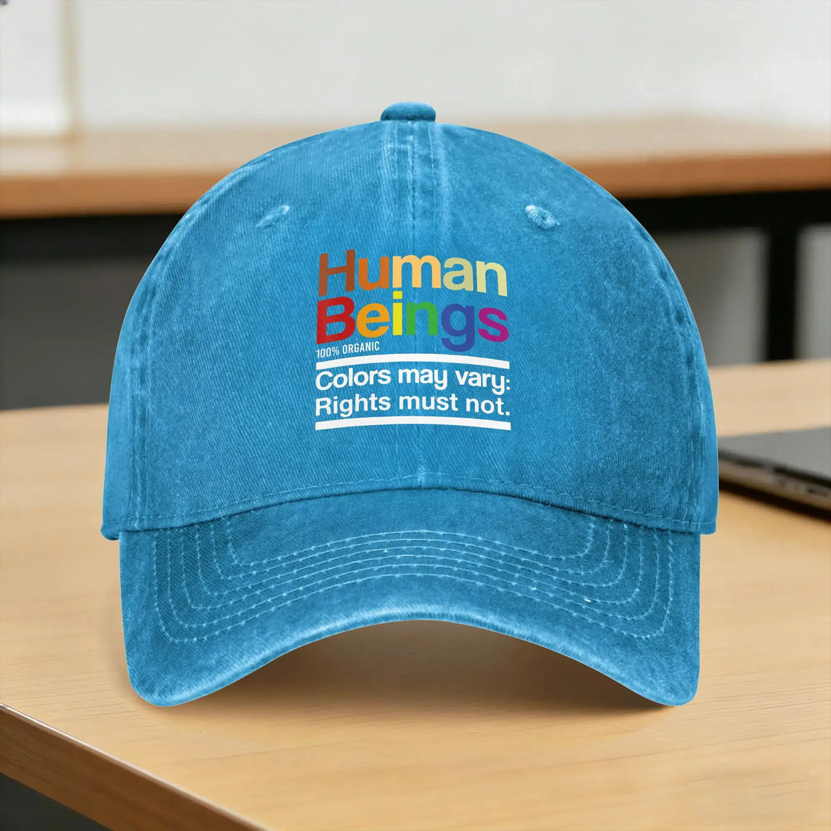 Human Being 100% Organic Y2K Cool Trucker Baseball Cap