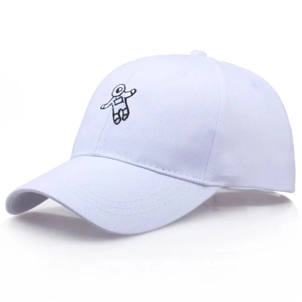 Astronaut Embroidered Snapback Baseball Cap