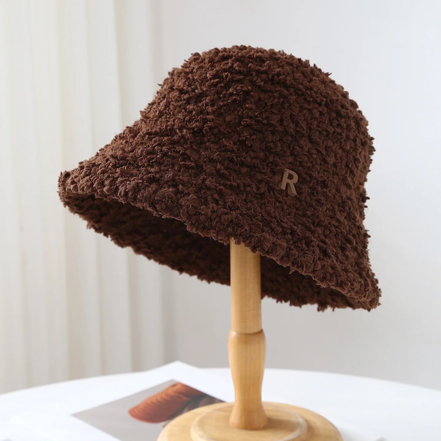 Women's Solid Color Bucket Hat Size 56-58cm