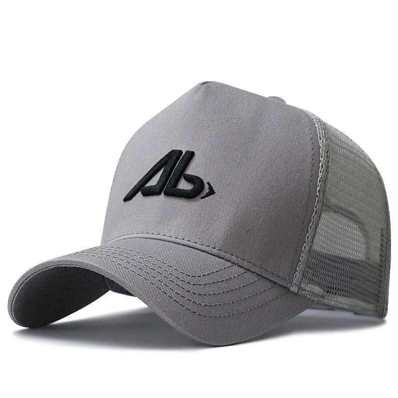 Big Head Man Baseball Caps Summer Mesh Plus