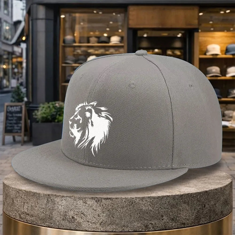 Lion Profile Snapback Cap