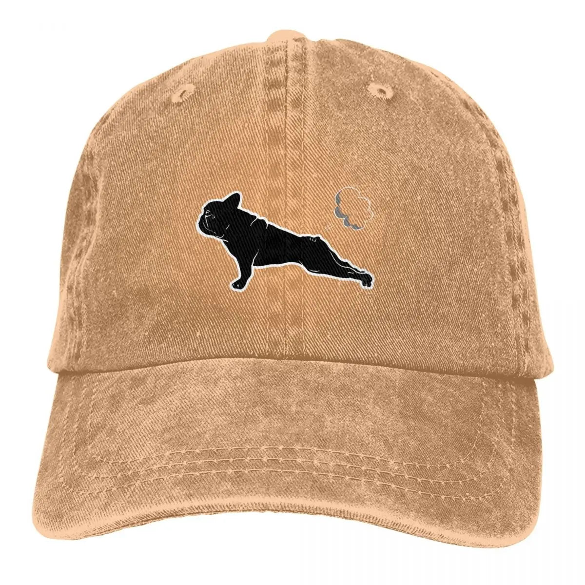 French Bulldog Yoga Baseball Cap