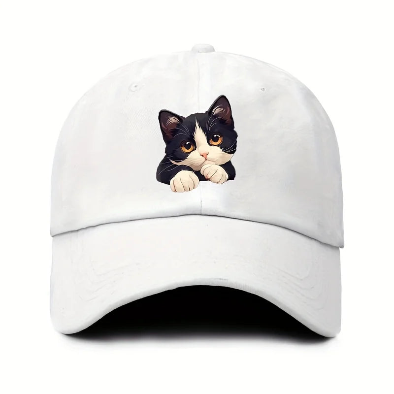 Funny Cat Pattern Casual Baseball Cap