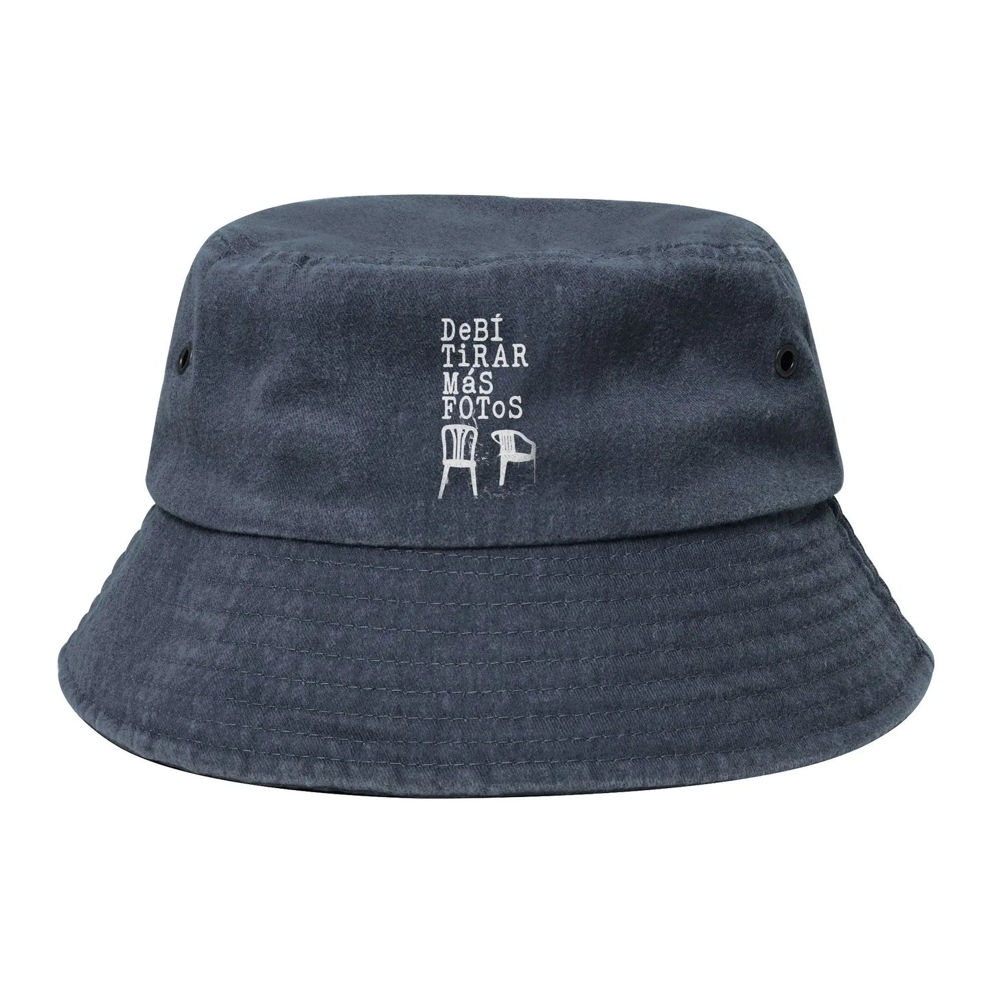Summer Headwear Bunny Washed Denim Bucket Hat