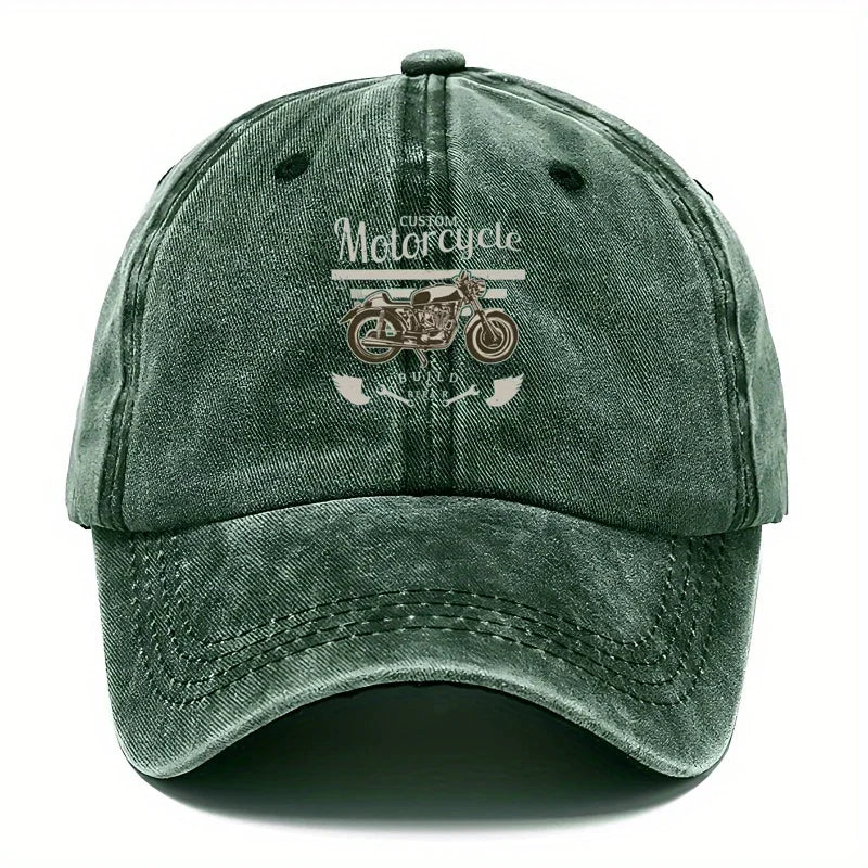 Vintage Moto Washed Baseball Cap