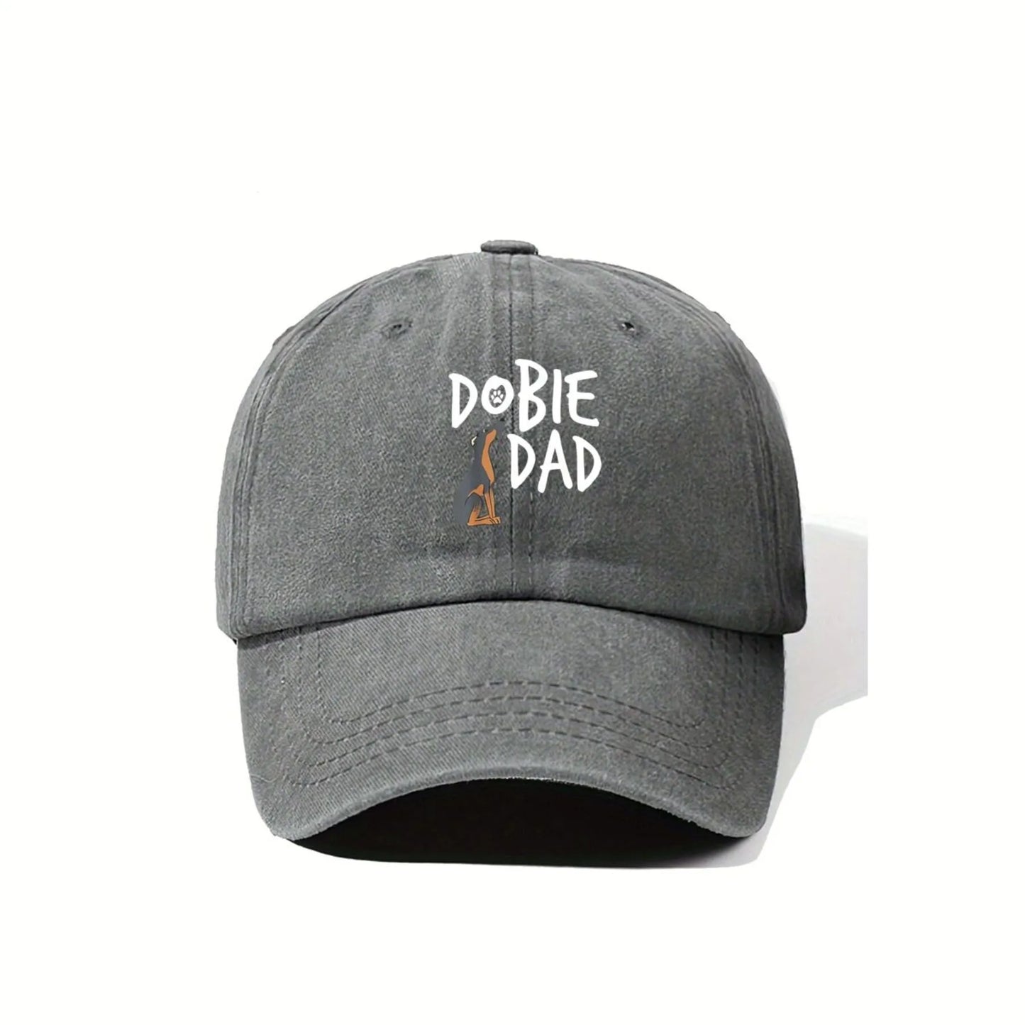 Dobie Dad Washed Baseball Cap