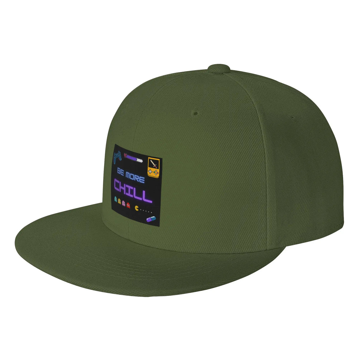 Be More Chill Retro Games Logo Snapback Cap