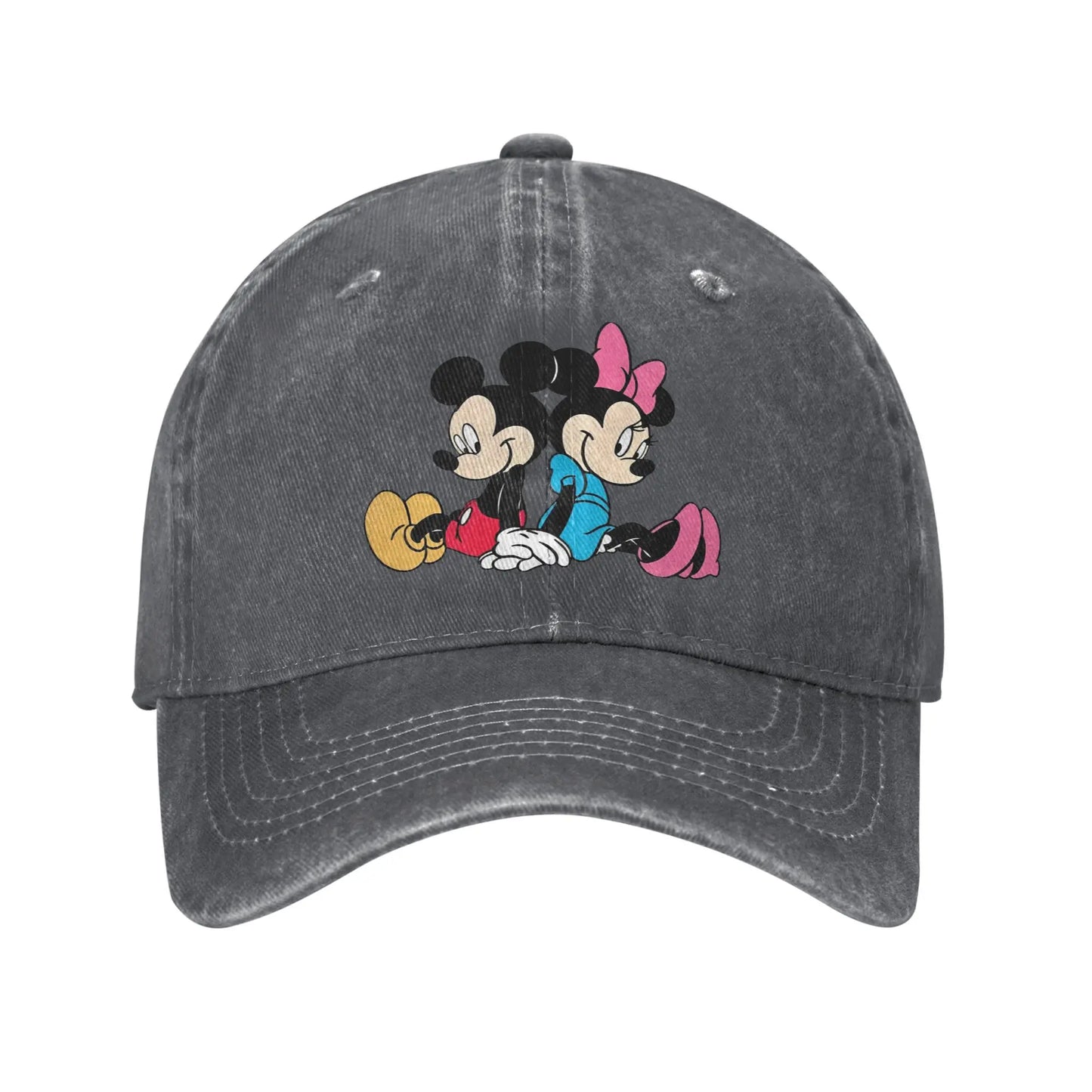 Mickey Minnie Washed Streetwear Baseball Cap