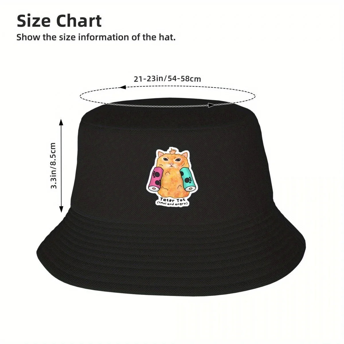 Tater Tot Smol And Angry Bucket Hat
