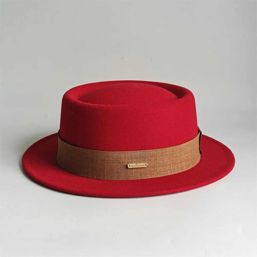 Autumn And Winter Fedora Hat For Women