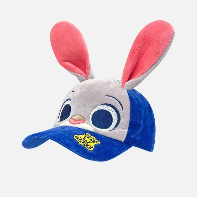 Kawaii Disney Zootopia Cartoon Anime Merchandise Nick Wilde Judy Hopps Sun Hat Baseball Cap Couple Headwear Exquisite Girl Gifts