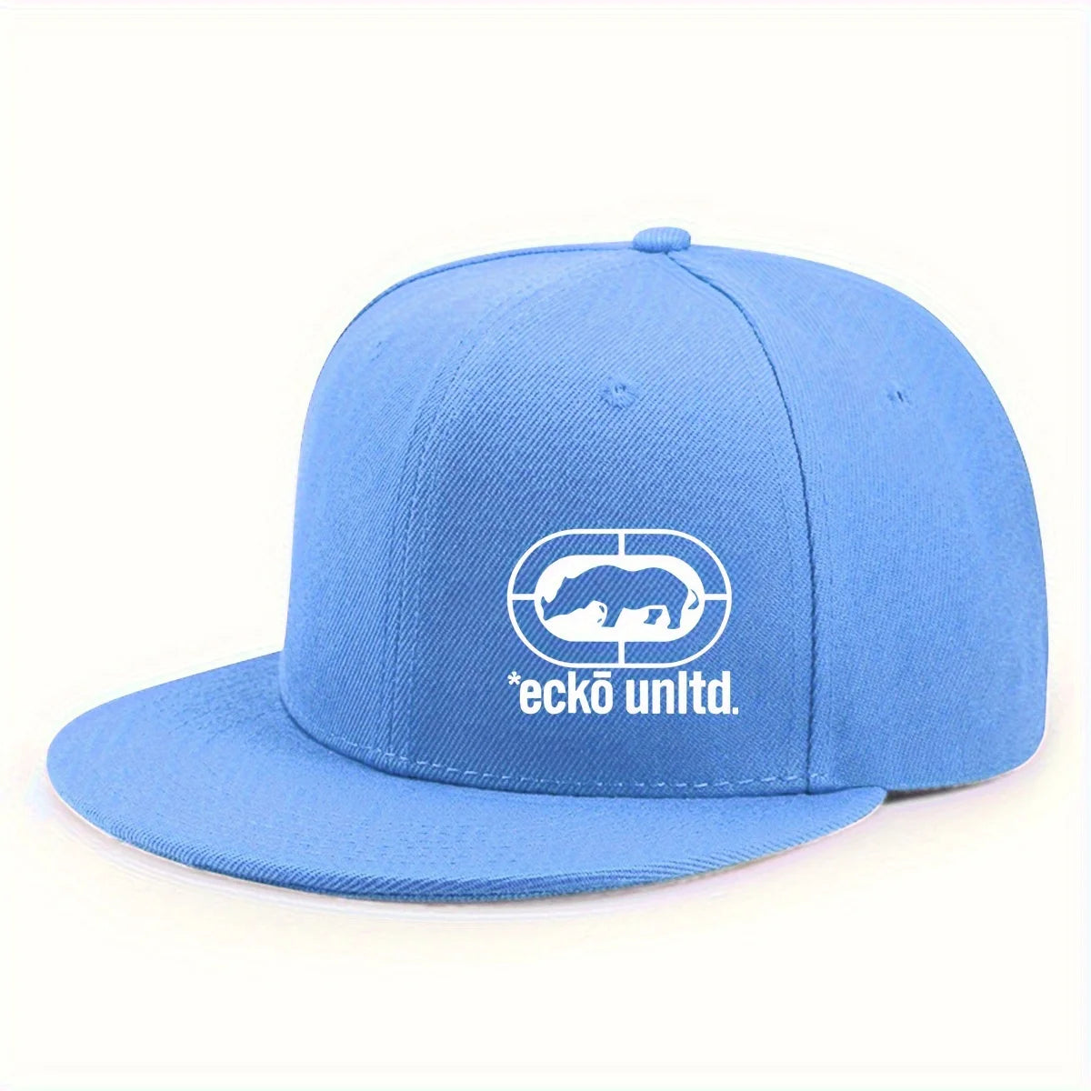 Fun Pattern Unisex Adjustable Flat Brim Snapback Cap