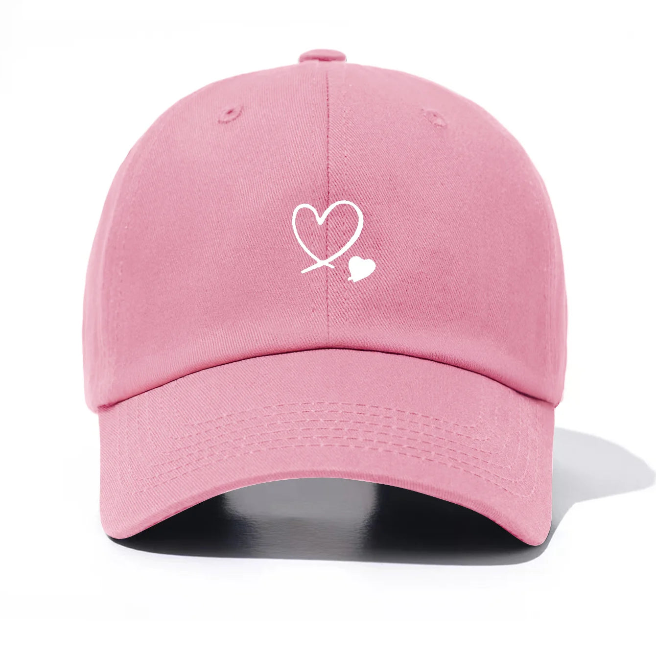 1 Piece Hearts Print Baseball Cap For Men And Women
