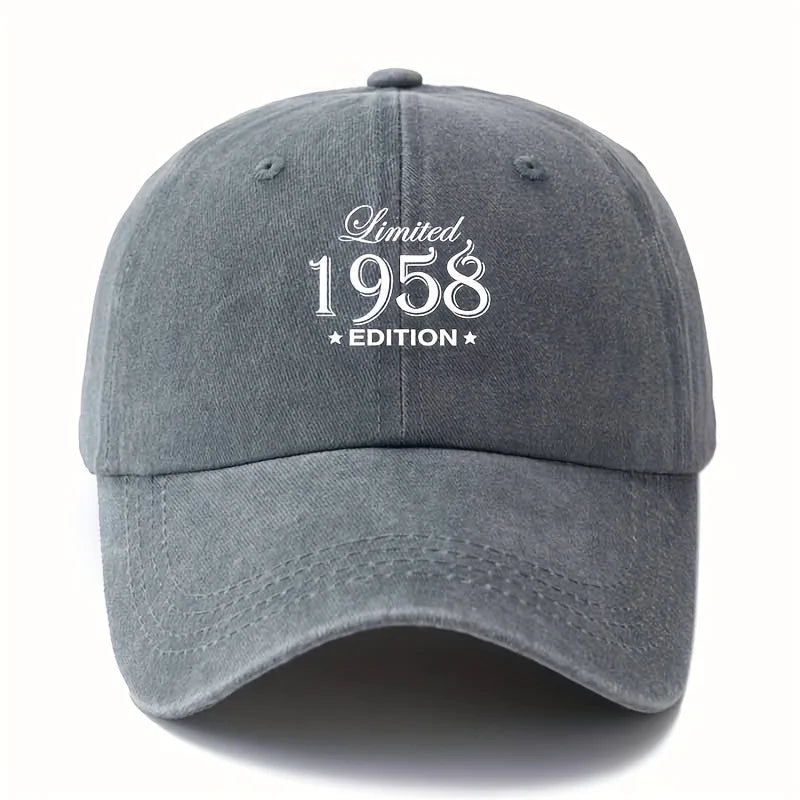 Vintage 1958 Washed Baseball Cap