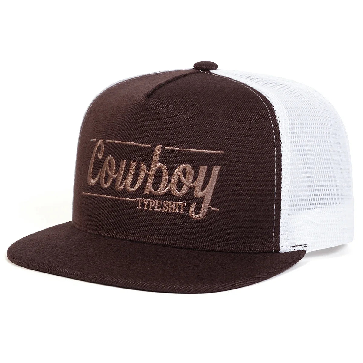 Unisex Letter Embroidery Hip- Hop Net Hats Spring Summer Outdoor