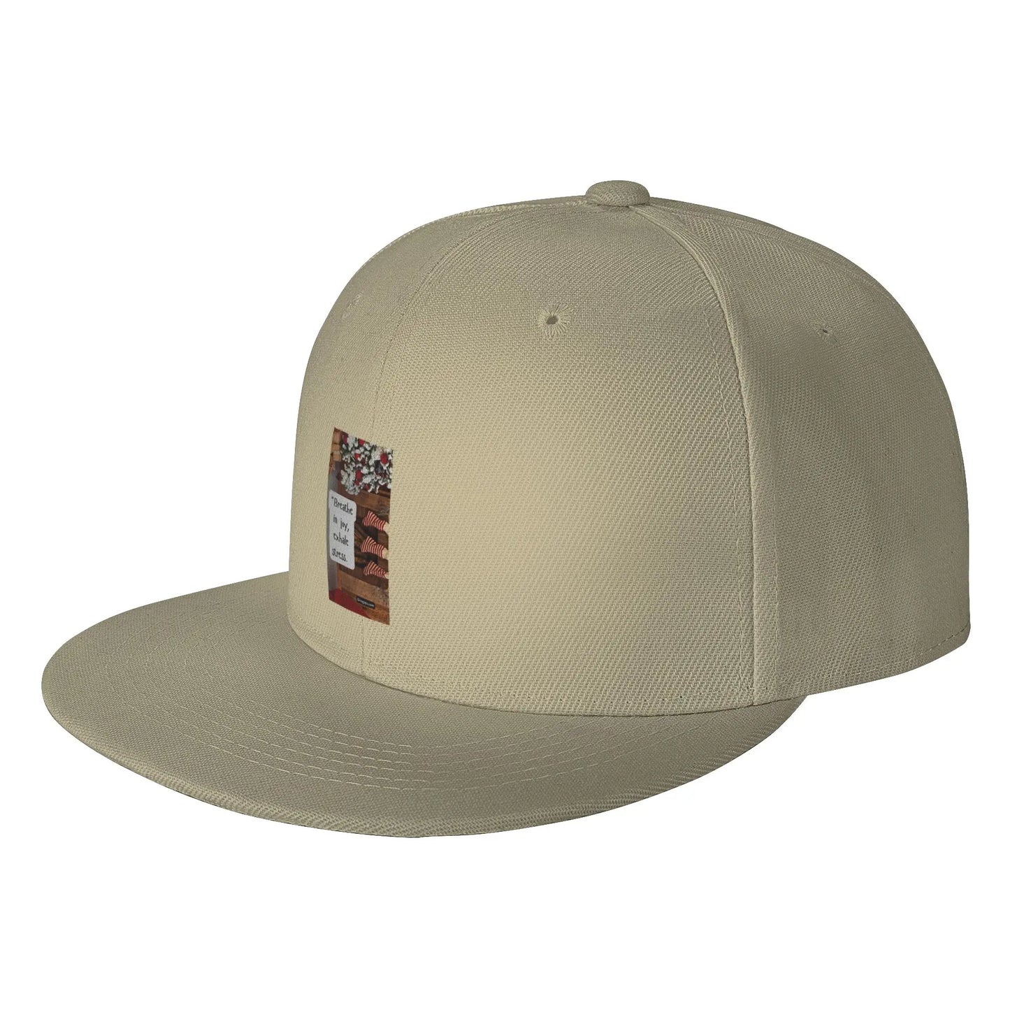 Breathe Joy Exhale Stress Snapback Cap