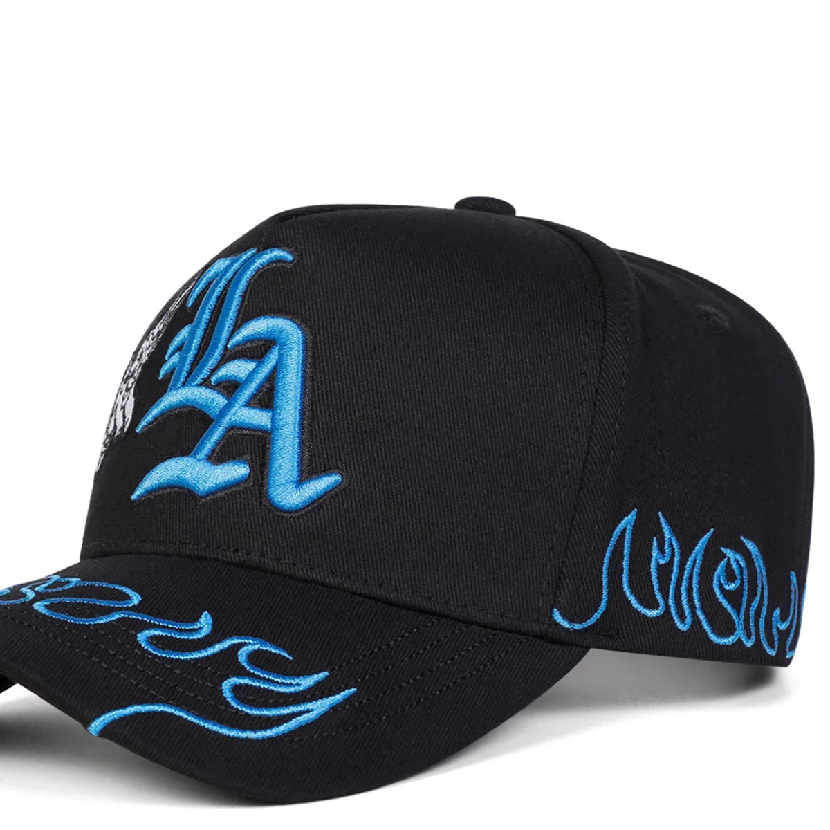 Gothic LA Angel Embroidery Baseball Cap