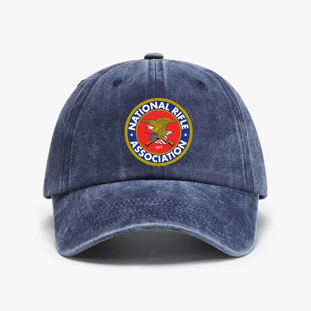 NRA AR 15 Distressed Baseball Cap