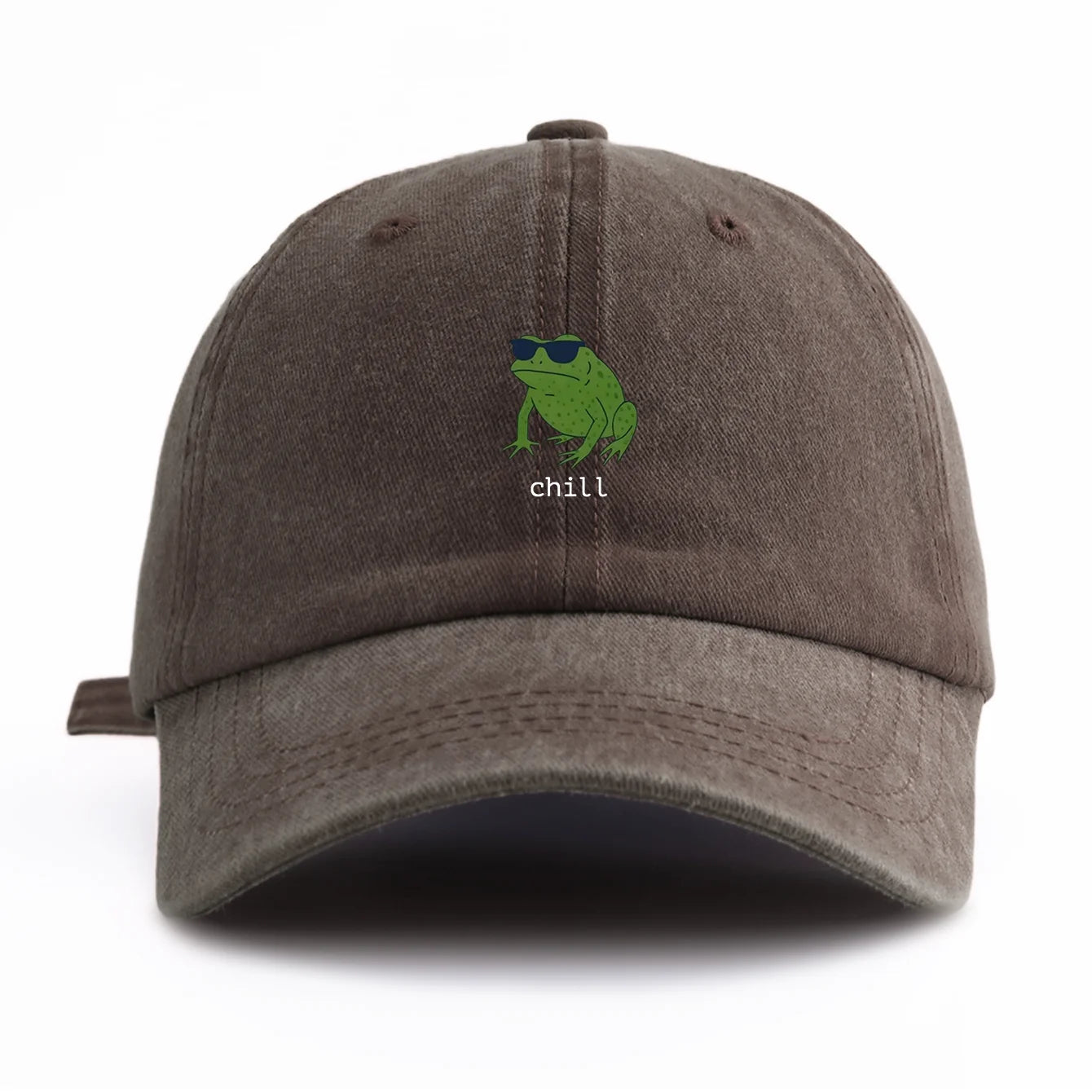 Chill Print Washed Retro Baseball Cap