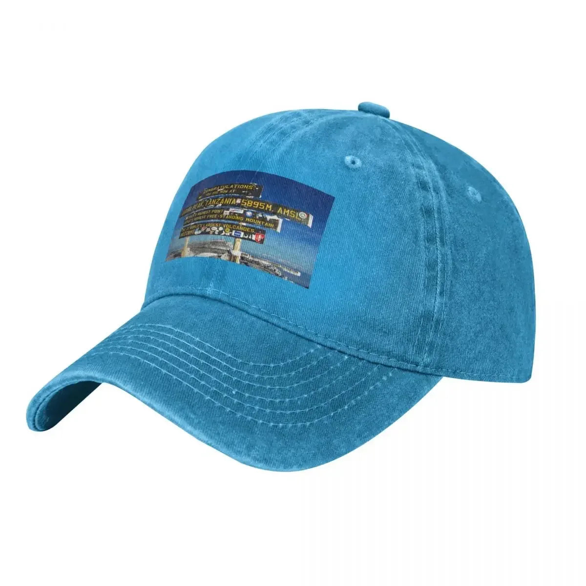 Mount Kilimanjaro Height Vintage Baseball Cap