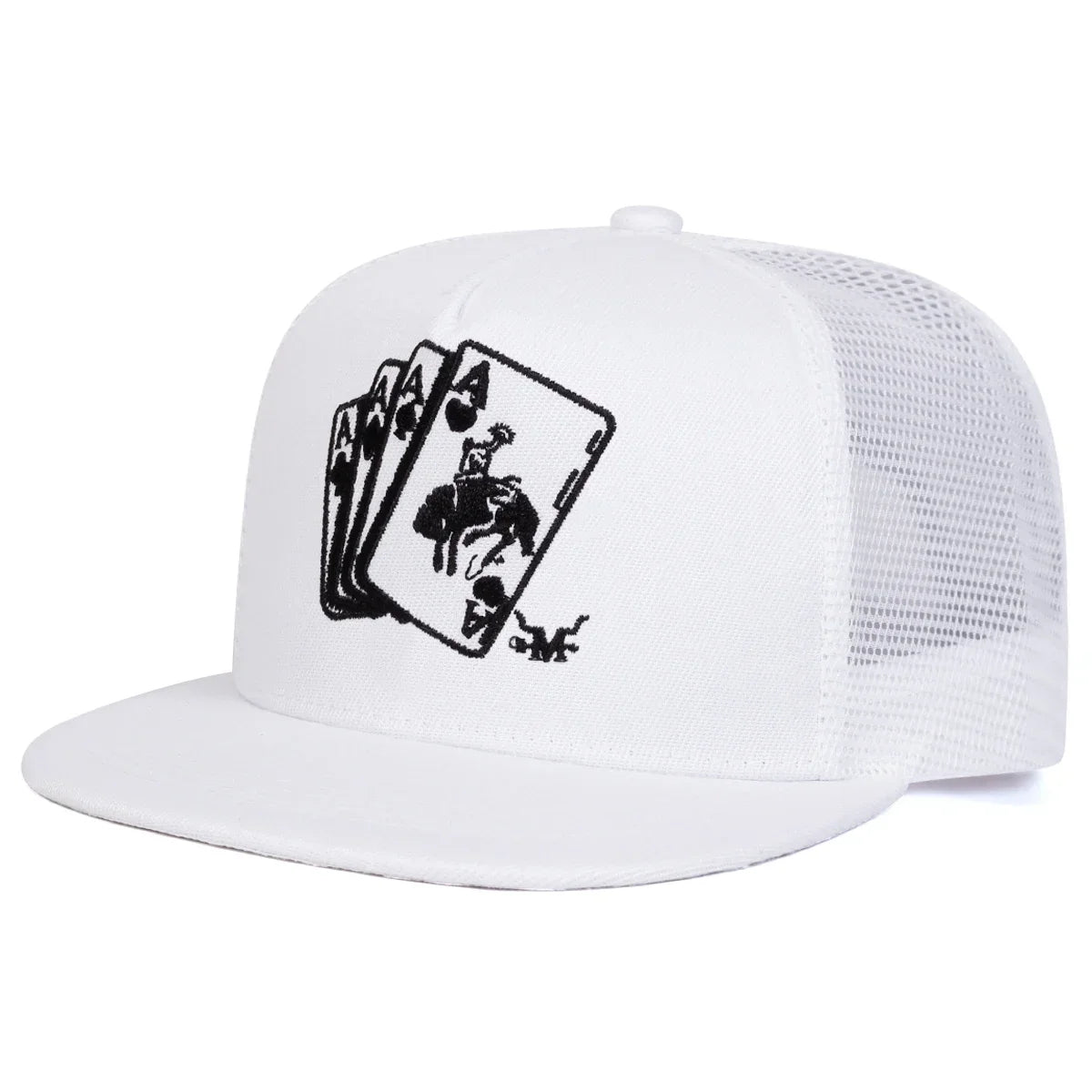 Unisex Poker A Embroidered Snapback Cap