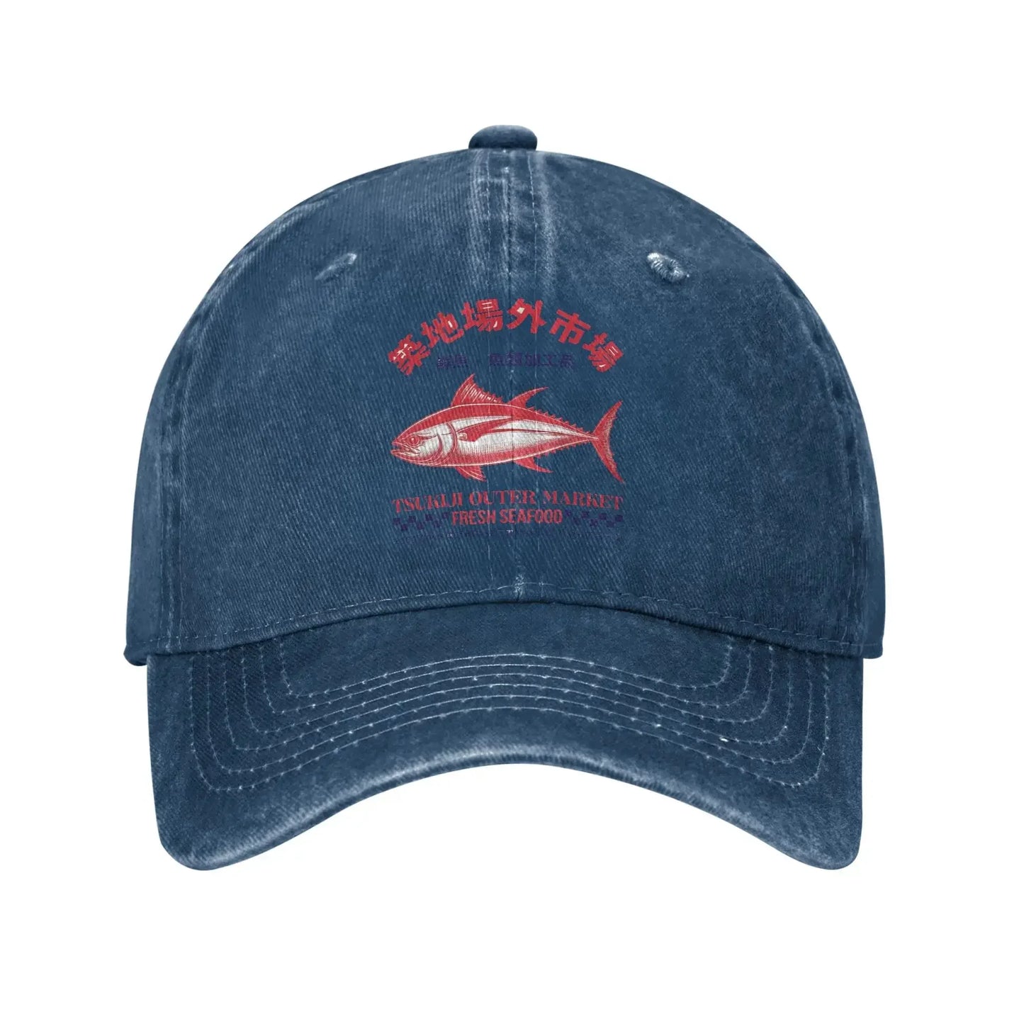 Tsukiji Market Vintage Fish Baseball Cap