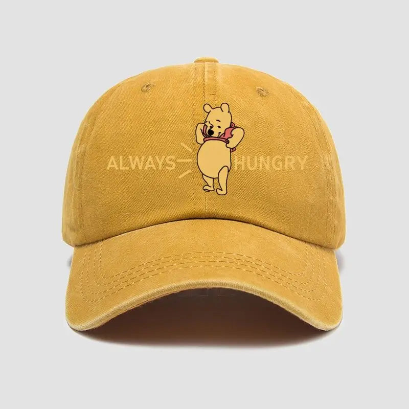 Cute Pooh Bear Adjustable Baseball Cap