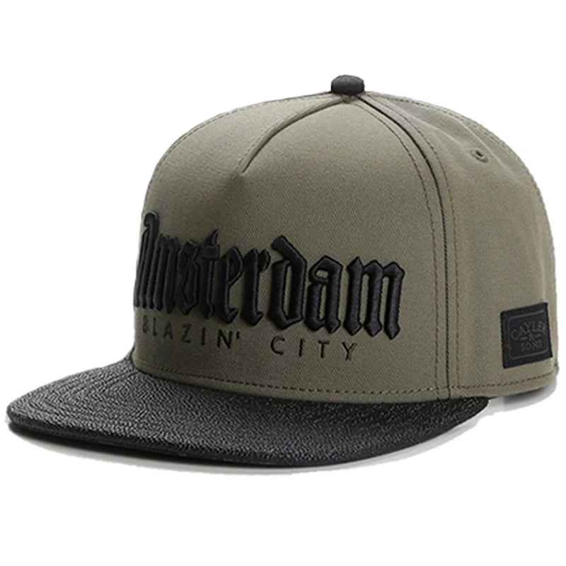 Trendy Flat Brim Hip Hop Snapback Cap