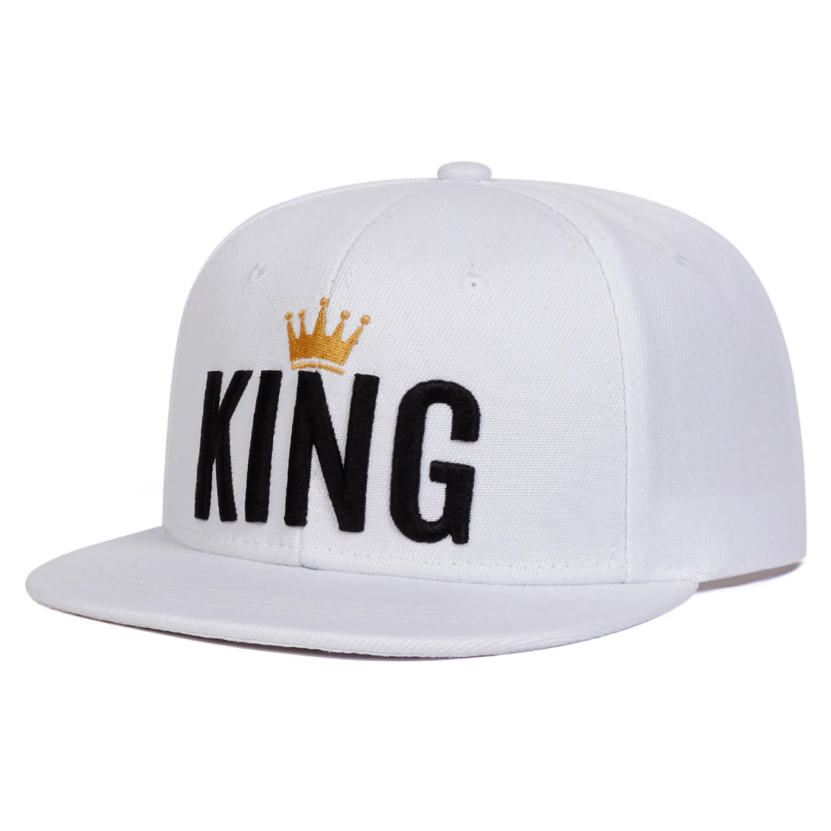 King Crown Embroidered Hip-Hop Snapback Cap