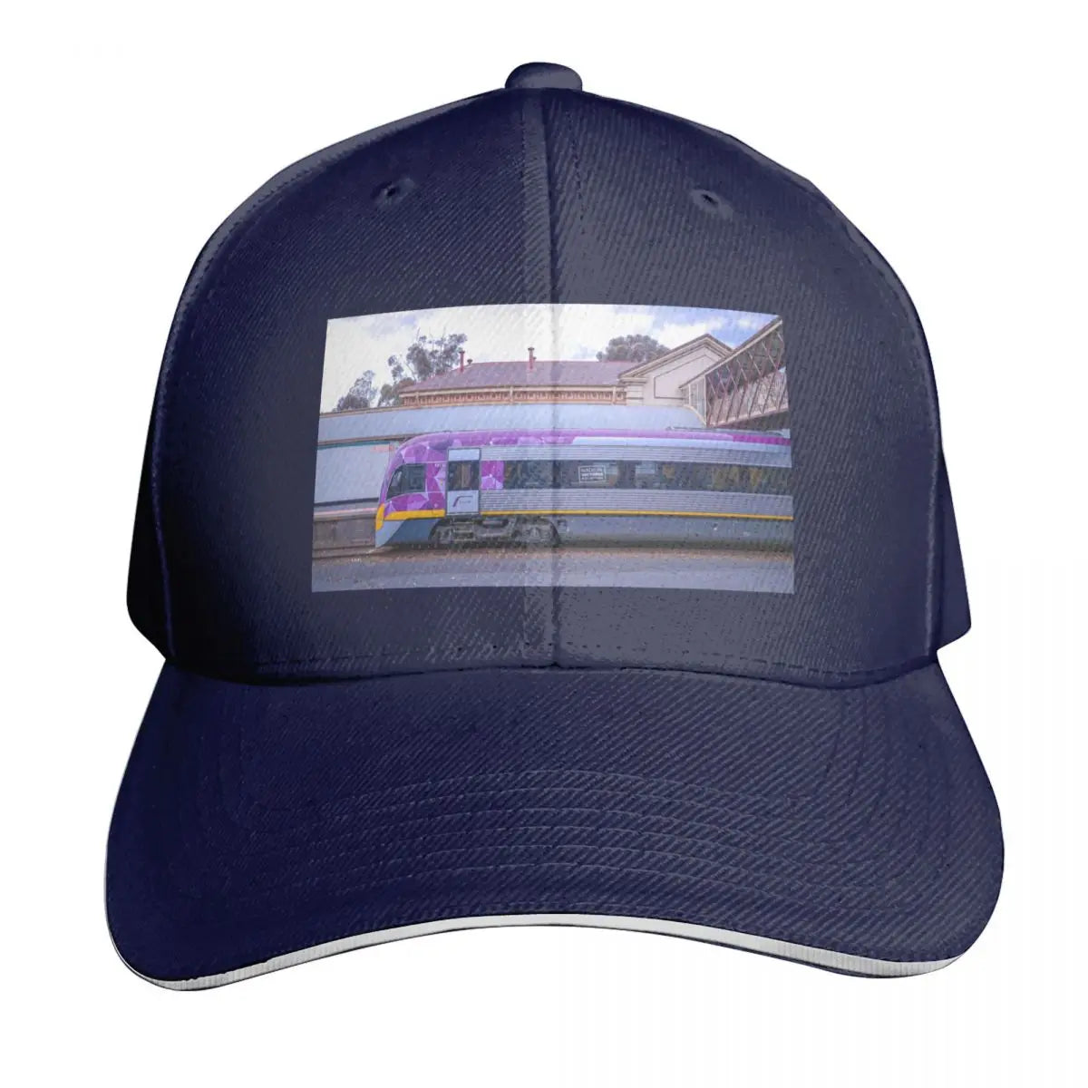VLine Train Bendigo Vintage Baseball Cap