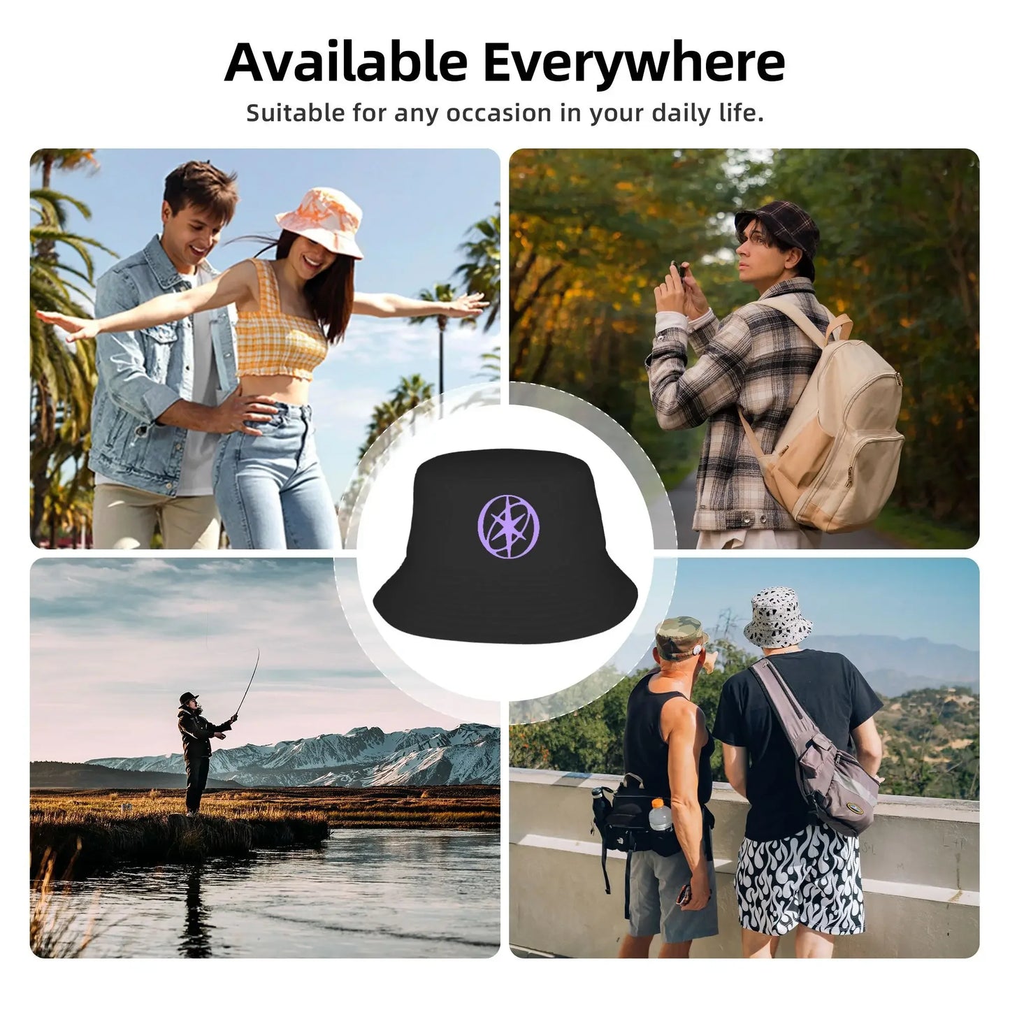 2026 Katseye Logo Bucket Hat Streetwear