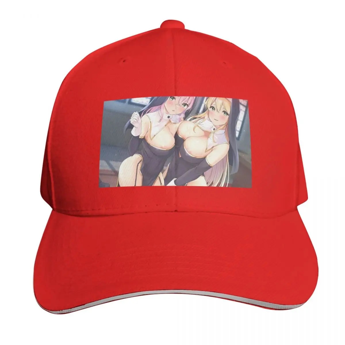 Anime Girl Poster Adjustable Curved Brim Baseball Cap