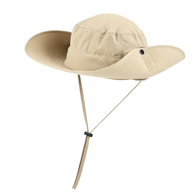60-65CM Large Size Quick Dry UV Protection Bucket Hat